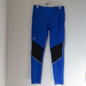 Under Armour Women's UA Summit Leggings XL 1359500-486 Blue Black NWT